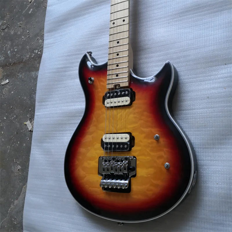 Electric Guitar with White Gloss Paint, Classic Production, Can Be Customized Color, 6 String