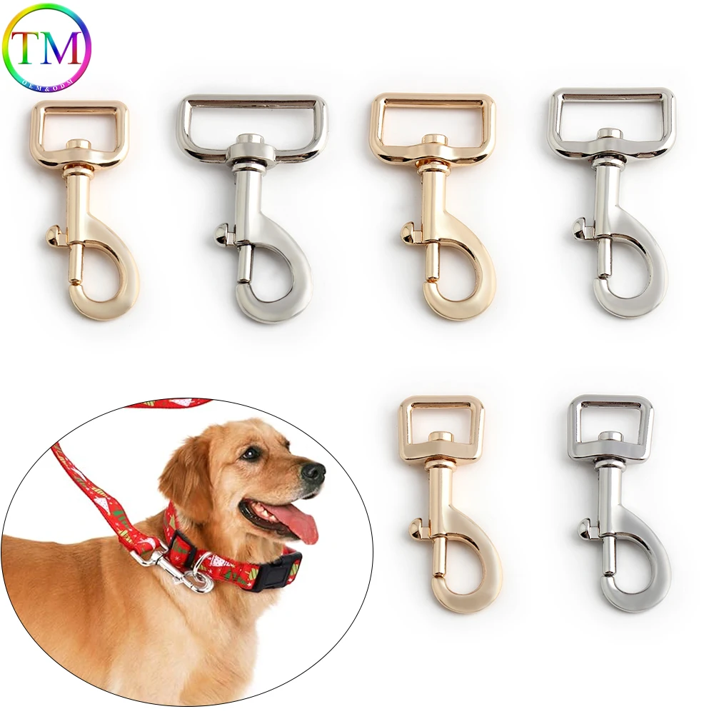 

10-50Pcs 16-32mm Metal Carabiner Snap Hook Swivel Carabiner for Dog Leash Bag Webbing Strap Hook Hanger DIY Hardware Accessories