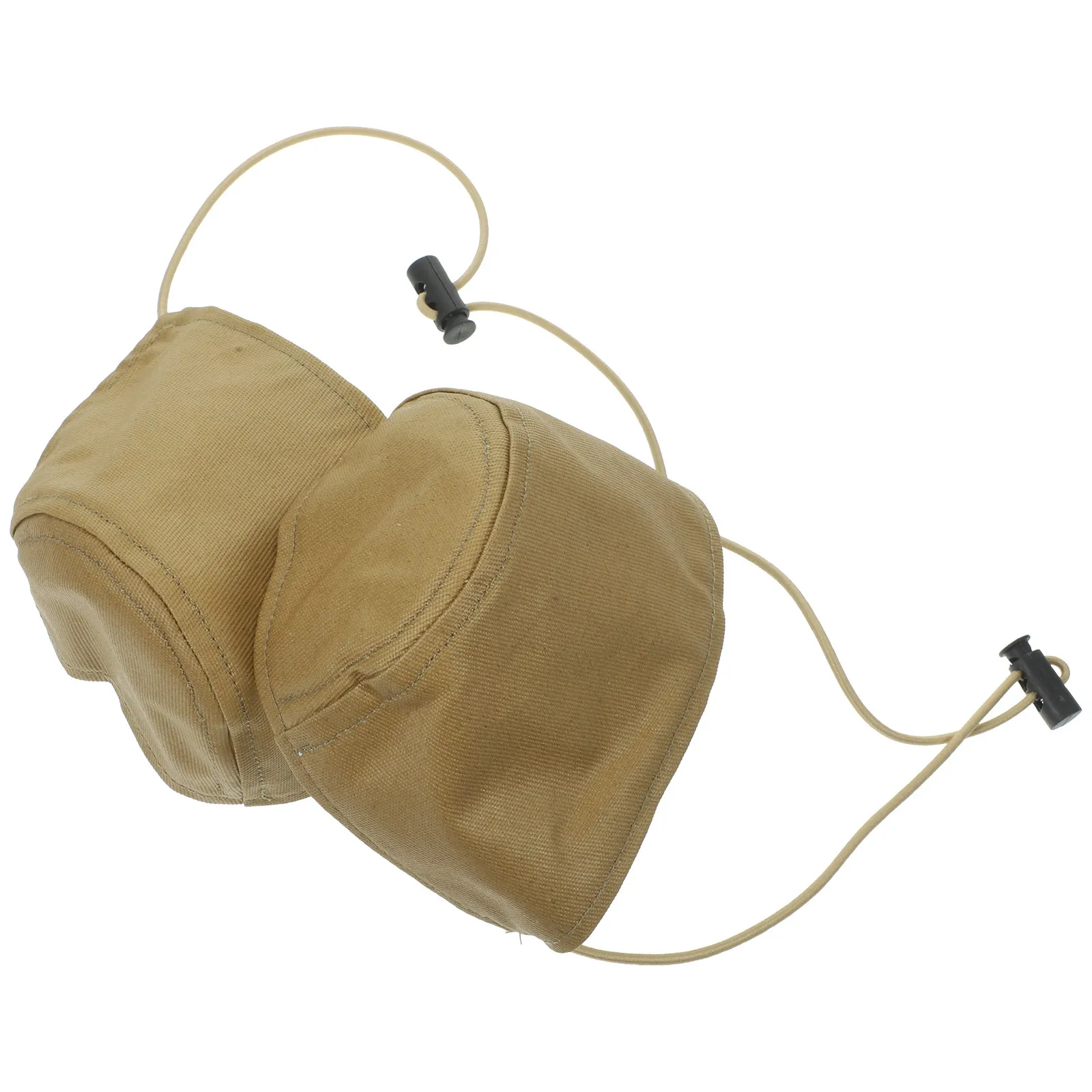 2Pcs Wear-Resistant Driving Shoe Heel Cover Brake Throttle Foot Protector Car Driver Shoe Heel Protection Khaki
