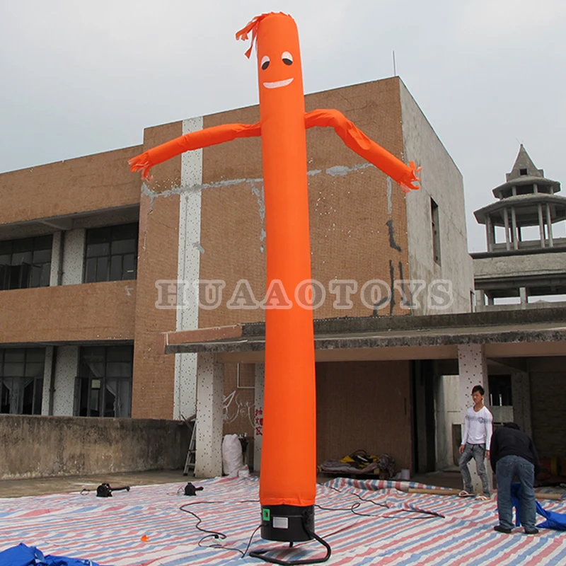 free door shipping,6m air dancer tube man,advertise outdoor one single leg dance dancing man,inflatable sky dancer