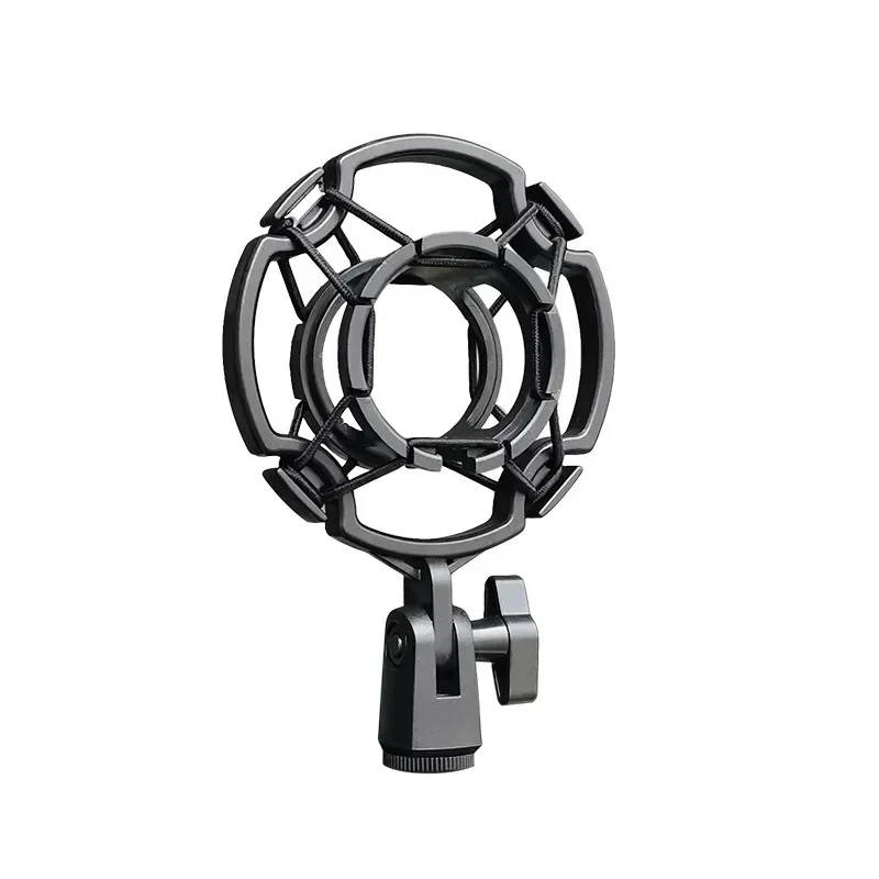 Universal Professional Condenser Microphone Mic Shock Mount Holder Studio Recording Bracket for Large Diaphram Mic Clip