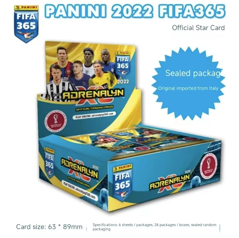 Panini Genuine 2022 Fifa365 Blind Bag Blind Box Official Football Star Rare Game Toys Collection Card Christmas Birthday Gift