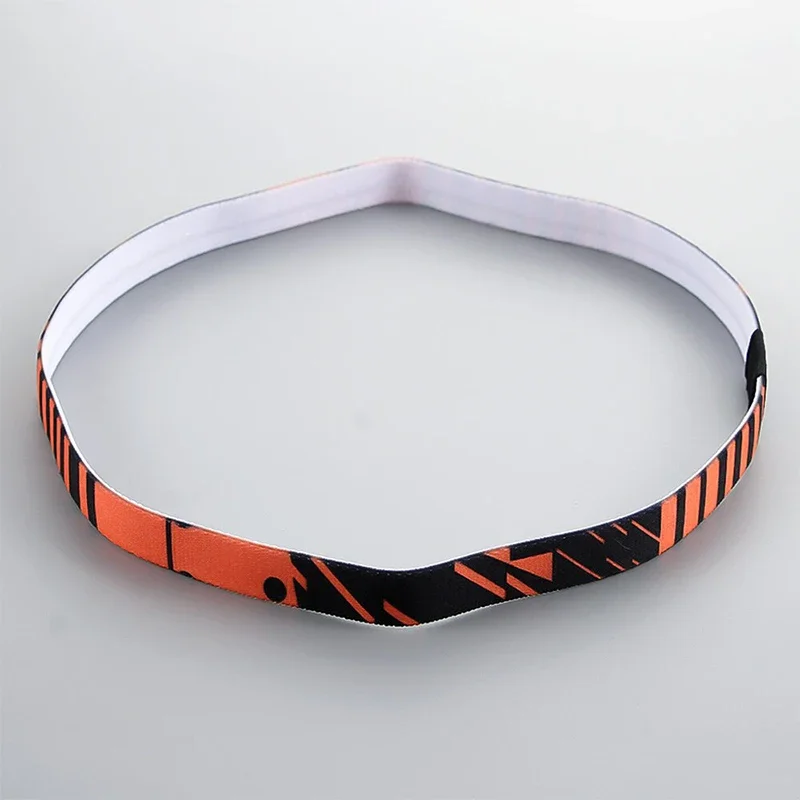 1PCS Candy Color Women Men Yoga Hair Bands Sports Headband Non-slip Running Elastic Rubber Sweatband Football Hair Accessories