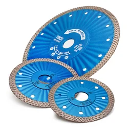 D105-180mm Turbo Tile Blade Porcelain Cutting Disc For Granite Marble Ceramic Tile