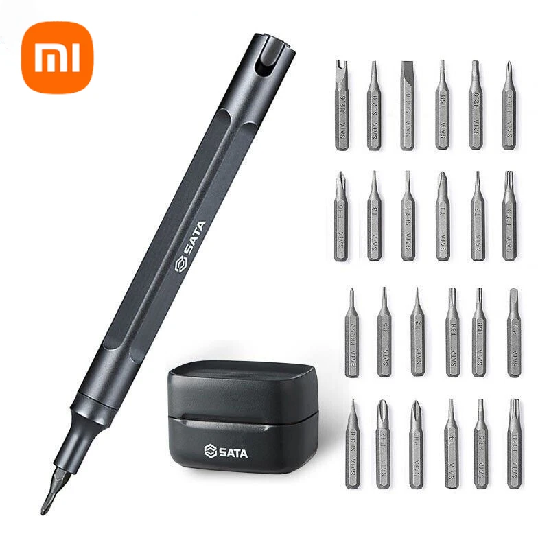 Xiaomi-sata Magnetic Screwdriver Grupo Mini Screw Driver Pen Kit Bits de Precisão Phillips Torx Hex