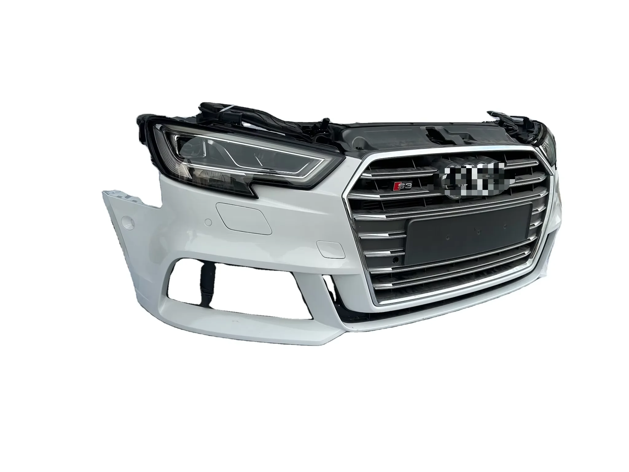 High Quality Carbon Fiber Front Bumper for A3 S3 2017-2018 Easy Installation High Protection Tow Hook Designed