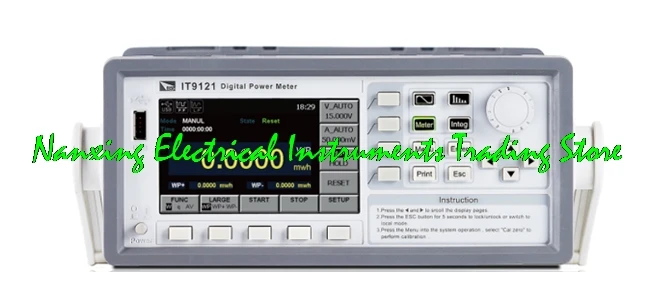 

Fast arrival ITECH IT9121E Benchtop Digital AC power meter wattmeter for V/A/W/PF 600V,20A