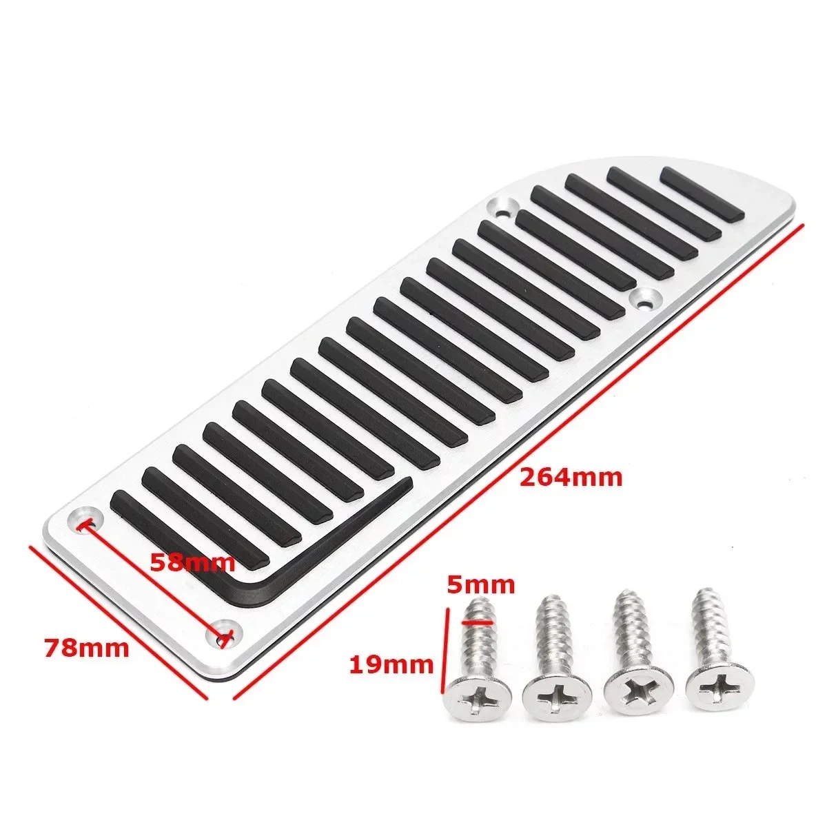 for Volvo S60 V60 XC60 V70 XC70 S80 Car Rest Pedal Car Accessories Tools Car Aluminum Footrest Rest Gas Pedal Pad