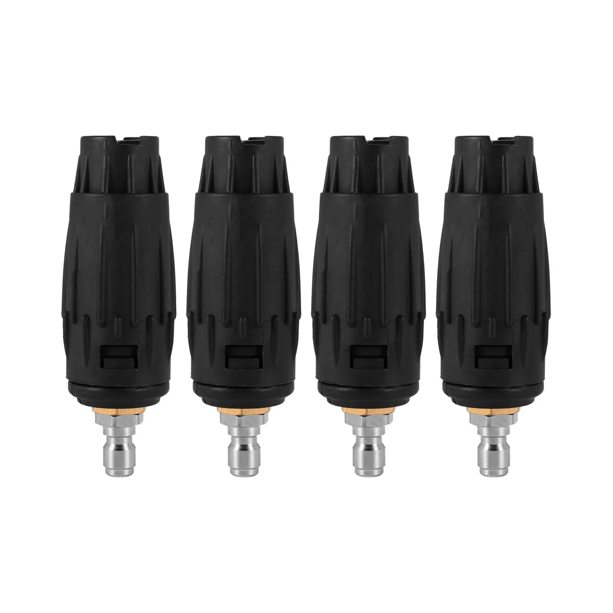 4X Adjustable Pressure Washer Nozzle Tips, Variable Spray Pattern, 1/4 Inch Quick Connect Plug, 3000 PSI