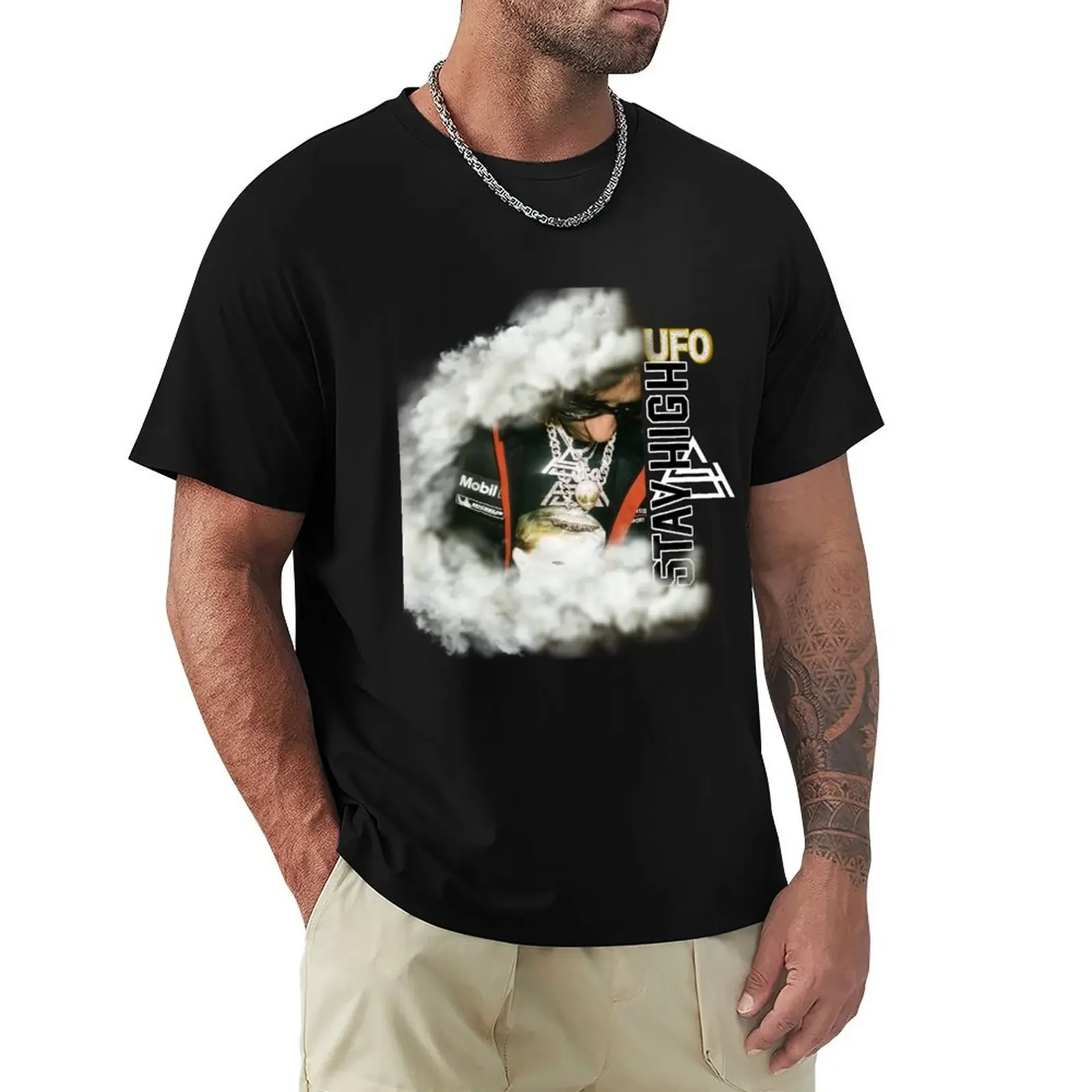 

UFO361 STAY HIGH DESIGN T-Shirt cute clothes vintage anime shirt custom t shirt mens t shirts pack
