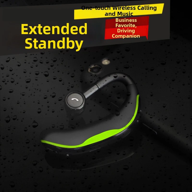 Wireless Bluetooth-compatible Sports Earphones: Waterproof, Mic 17-Hour Playtime Ear-hook Style, Sweat-proof And Painless