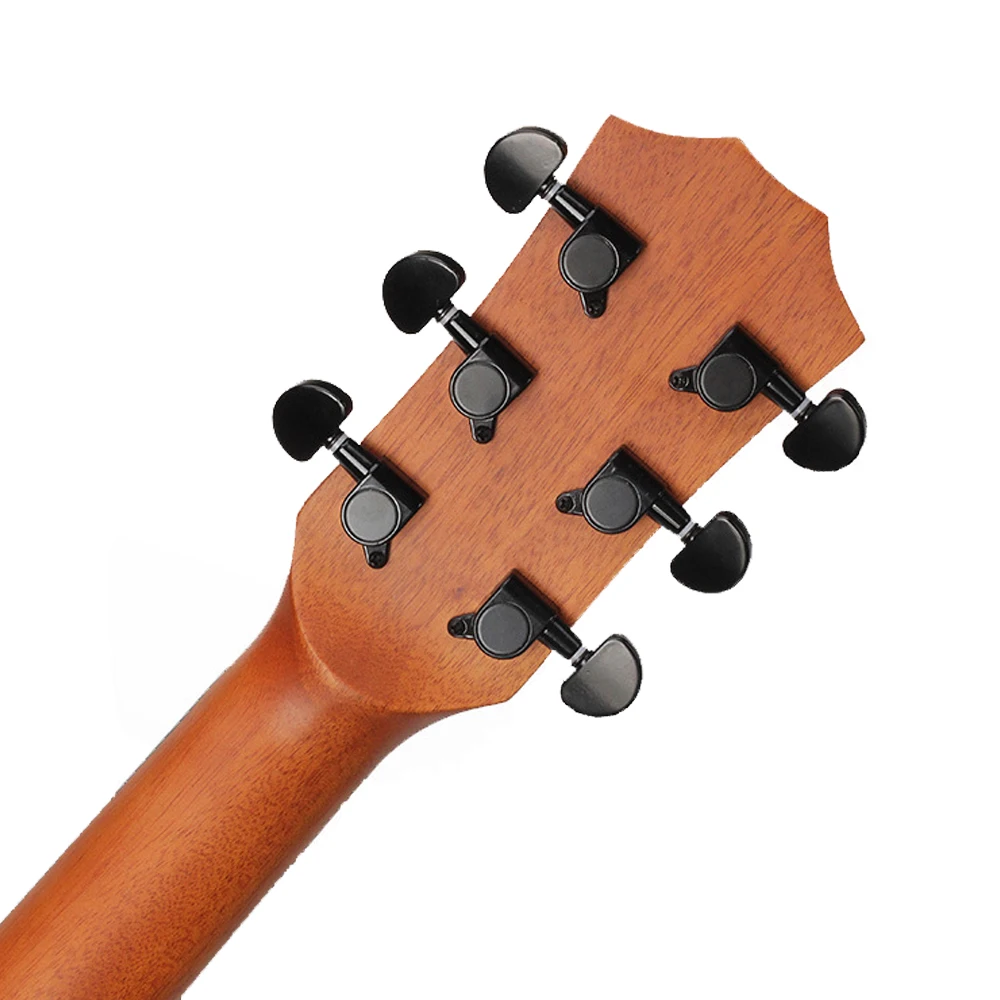 Gitarren saiten knopf vollständig geschlossene Gitarren akkorde Folk Akustik gitarre Metall Universal Ukulele Akkorde 6 Packungen Gitarren saiten knopf