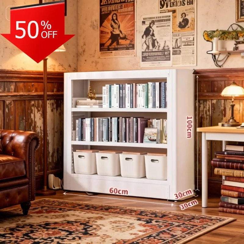 Wall Shelf Iron Storage Organizer Furniture Living Room Cabinets Girl Toys Library Children Mini Storage Cabinet Bookshelf Kids