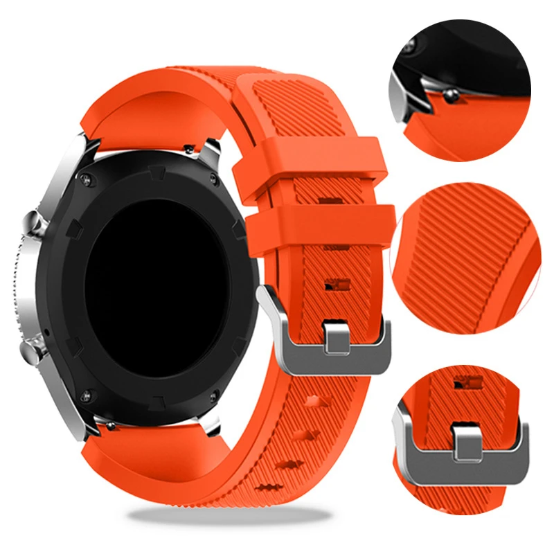 22MM Silicone Band For Amazfit GTR 2/2e/3/3 Pro/GTR4/GTR 47mm Sport Strap For Huami Amazfit Bip 5 Stratos Pace 2 2S 3 Band Belt