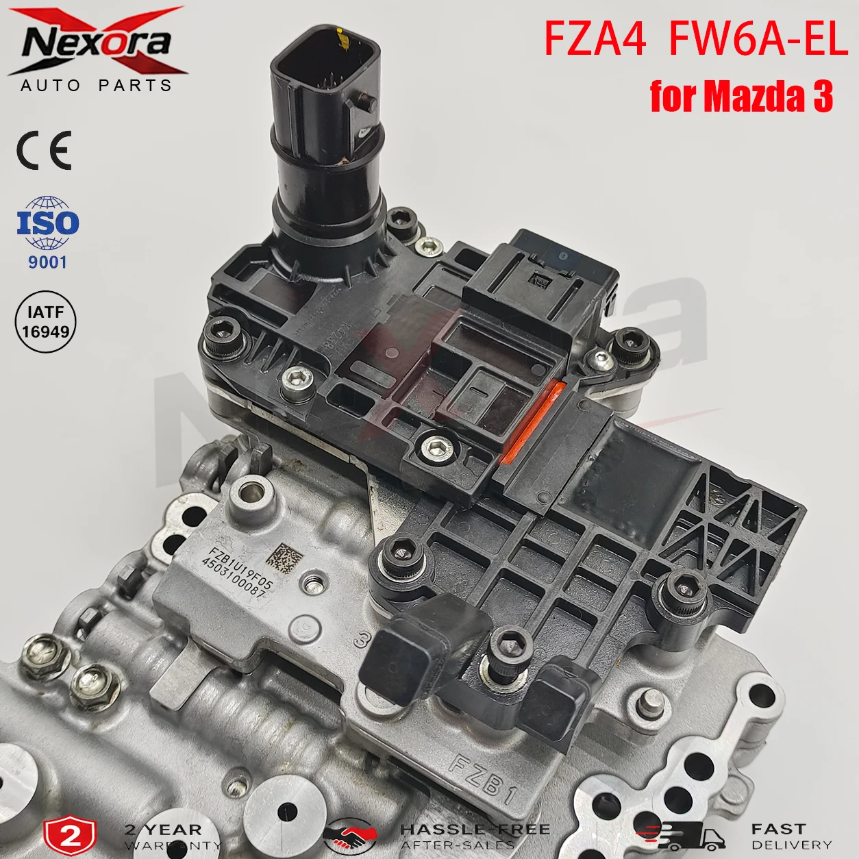 High-Quality FZA4 FW6A‑EL 6-Speed Automatic Transmission Valve Body With Solenoids Assembly For Mazda 3 6 CX-3 CX-4 CX-5