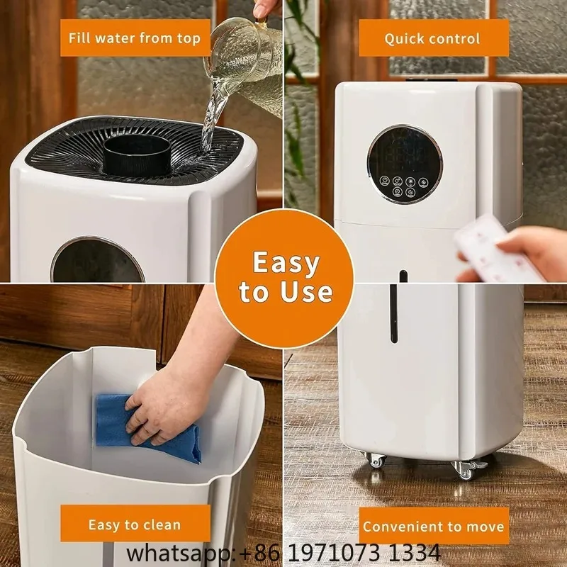 21L Large Capacity Humidifier 2000ML/H Mist Output Ultrasonic Mist ,Smart Touch Control,360° Nozzle,Auto Shut-off