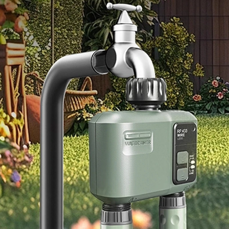 RF433 WiFi الهاتف المحمول عن بعد وحدة تحكم سقي أوتوماتيكية ذكية توقيت الري قطعة أثرية 433 ميجا هرتز