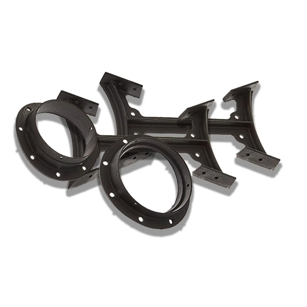 ダブルバレルキャンプストーブ拡張キット頑丈な鋳鉄変換には煙道アダプターとバレルスペーサーが含まれていますアウトドアクッキング