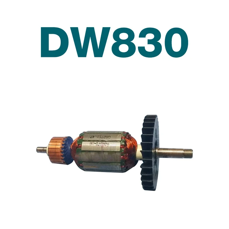 Power Tools Armature Stator Switch Accessories Replacement DW830 Angle Grinder Armature Rotor Anchor Stator Coil Switch Parts