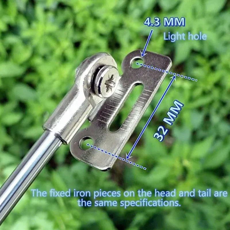 1pc Gas Spring Support Rod T-type Hydraulic Rod 90MM Stroke 100N Supporting Force Furniture Hinge Accessories Upturned Door Supp