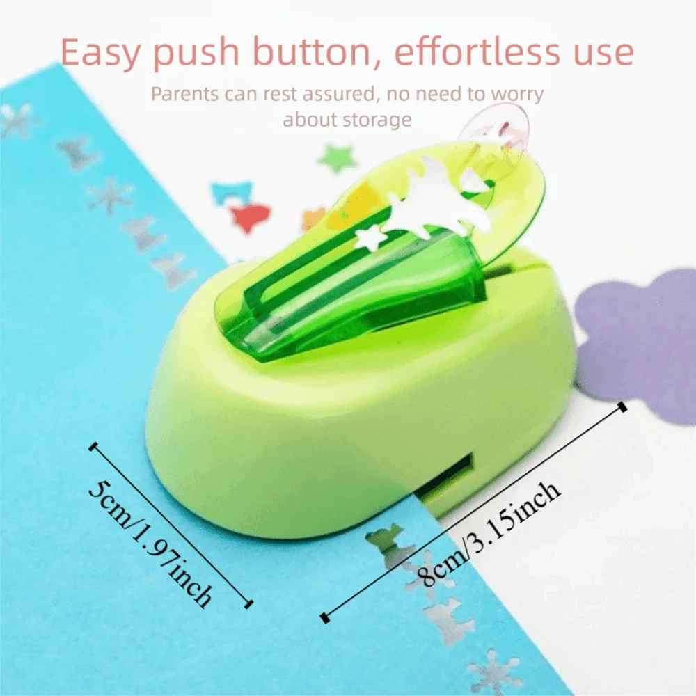 DIY Crafts Paper Hole Punch Different Shapes Plastic Stamp Shape Punch Hole Punch Exquisite Mini Cutter