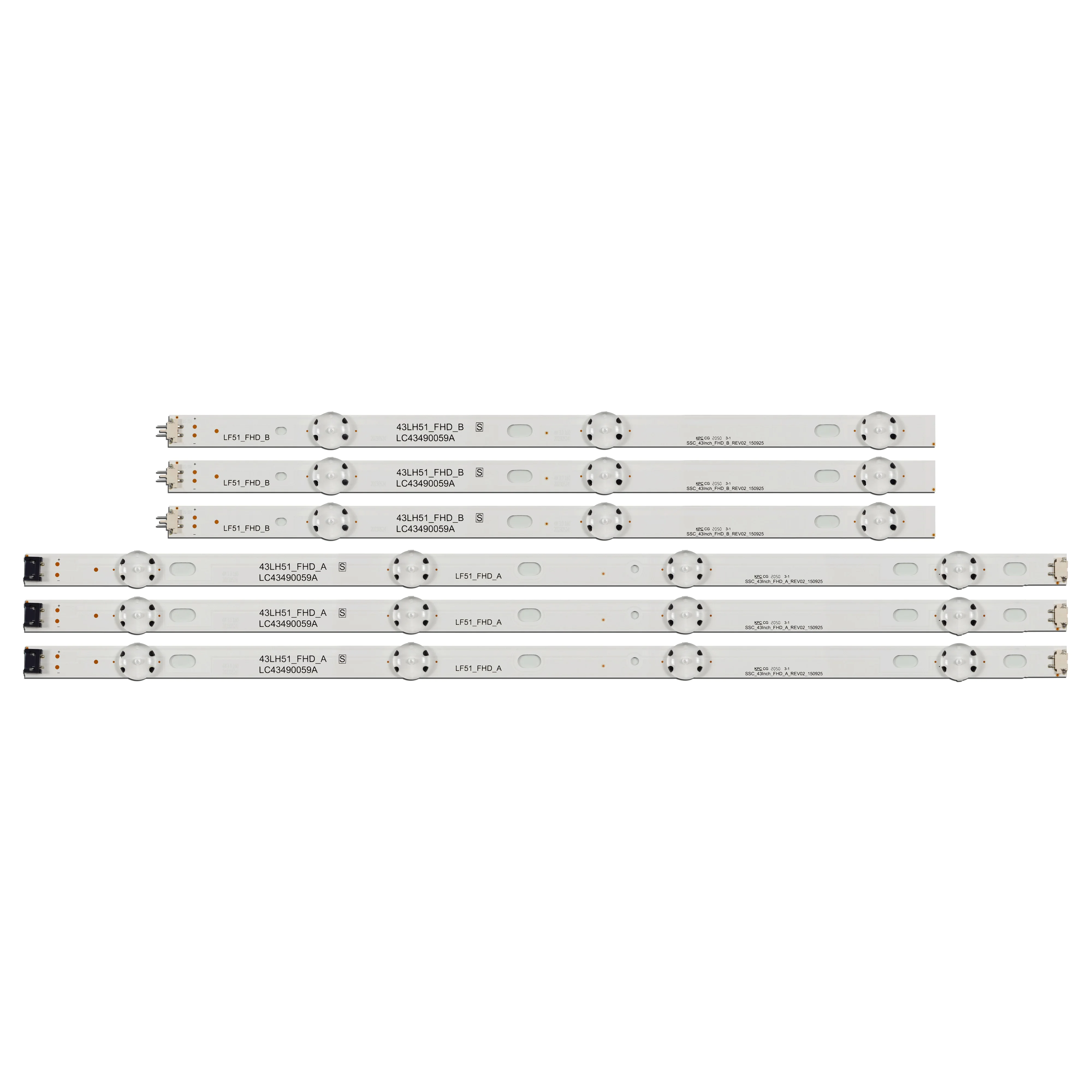 LED Backlight Strip For  Innotek 17Y 43inch_ A-Type LC43490059A LC43490058A 43UJ635V 43UK6300PLB 43UJ651V 43UJ561V 43UJ675V