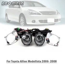 Front Bumper Lamp Halogen Daytime Running Fog Light Assy With Wiring Harness For Toyota Allion Modellista 2006 2007 2008