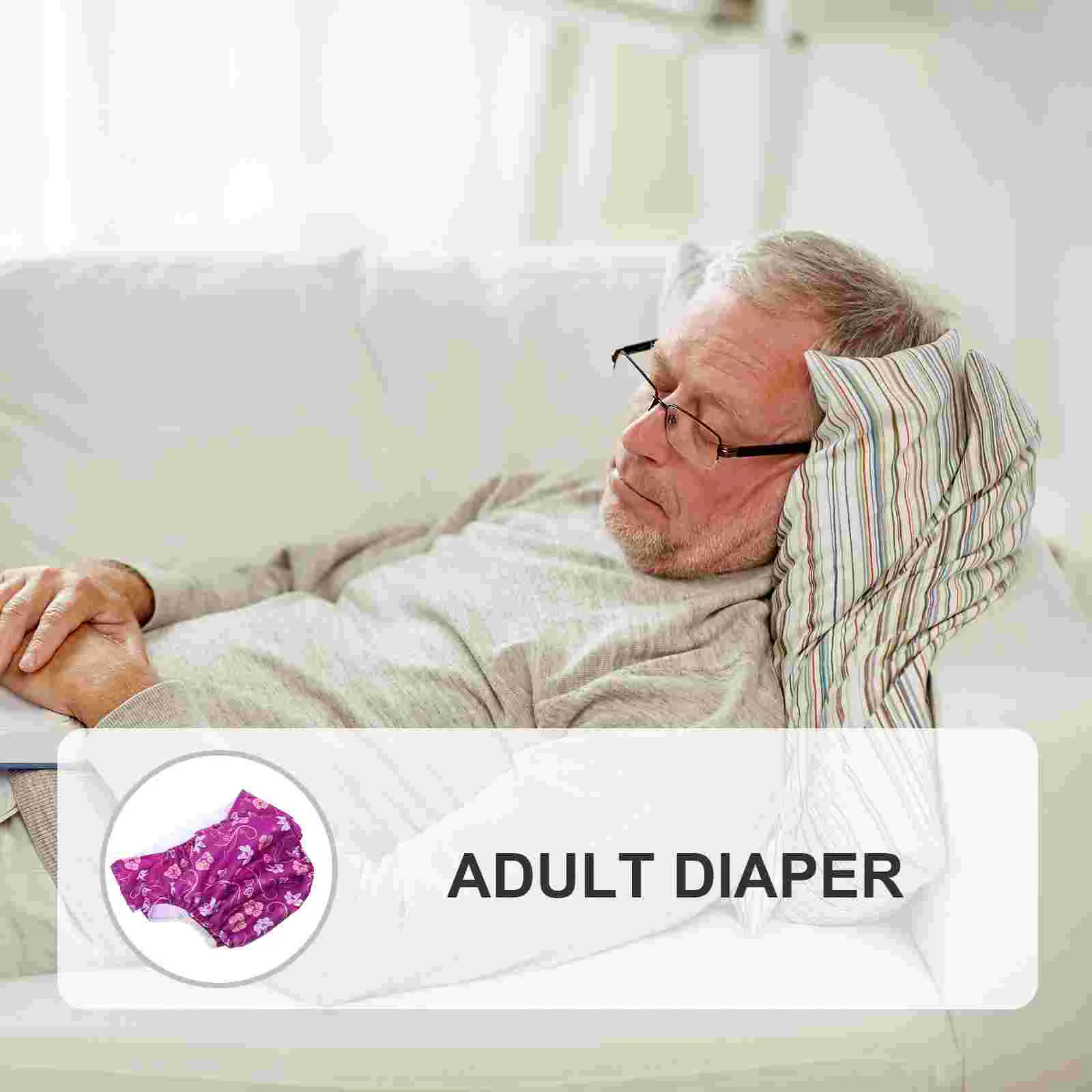 Adult Diaper Pants Elderly for Home Diapers Incontinence Nappies Pad Overnight Leakproof Anti-leak Reusable Urinal