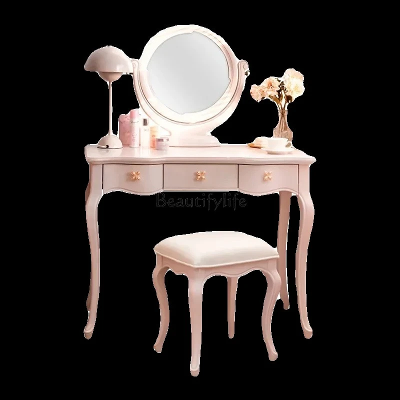 

ПФорский туалетный столик из массива дерева Американский туалетный столик Европейский туалетный столик