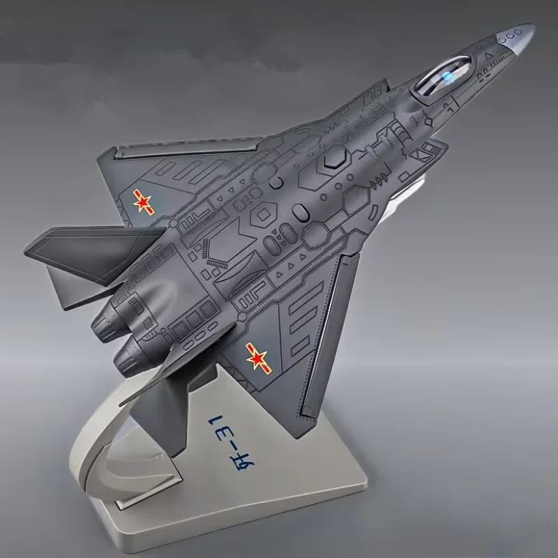 

1/89 Flying Shark J-15 Alloy Stealth Fighter Aircraft Airplane Model Metal Fighter Battle Plane Model Sound Light Kids Toy Gifts