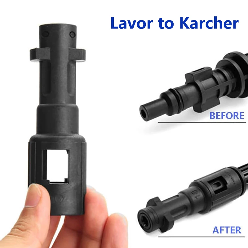 Pressure Washer Adapter Water Gun Conversion Adapter for Lavor Parkside to Karcher K Series Coupling Connector