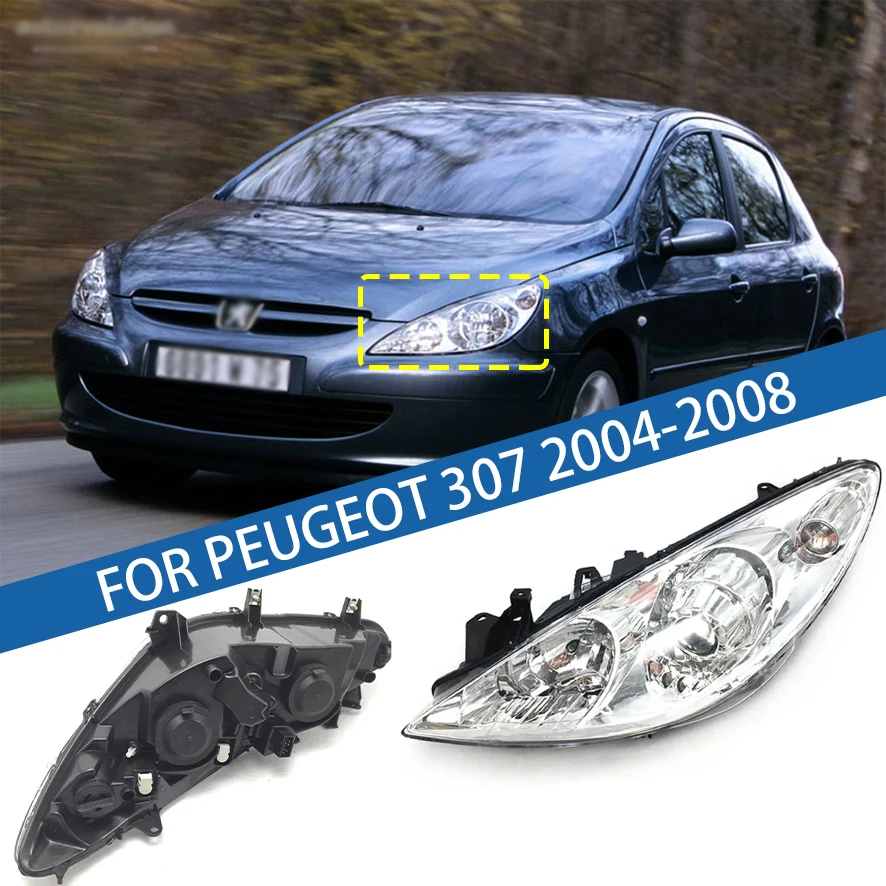 

Для Peugeot 307 2004 2005 2006 2007 2008 передний бампер, фара дальнего света, указатель поворота