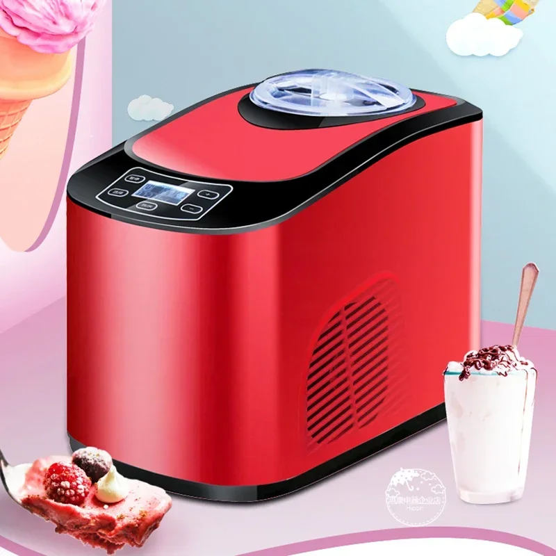 Máquina do gelado, ICM-15A, 1500ml, parte alta, automático, pequeno, comercial, italiano