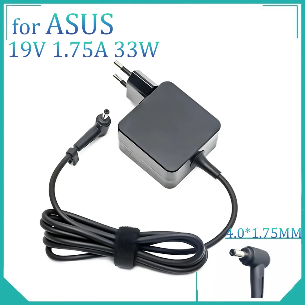 19V 1.75A 33W 4.0*1.35mm AC Laptop Charger Power Adapter For ASUS ADP-33AW S200E X202E X201E Q200 S200L S220 X453M F453 X403M