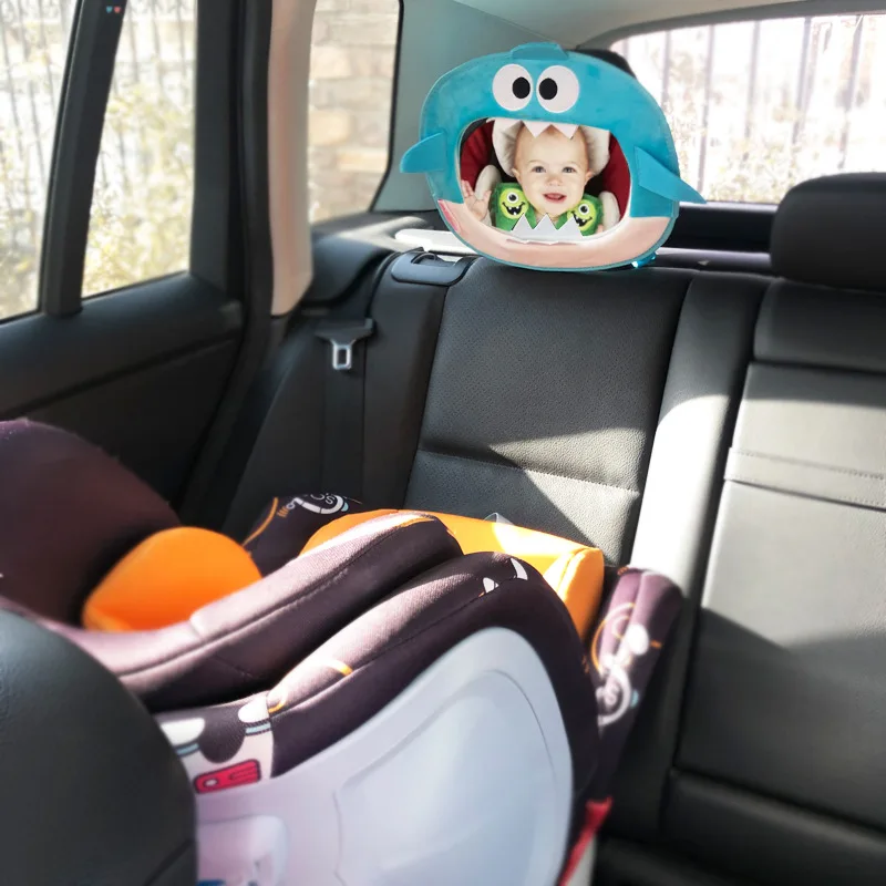 INS Cute Baby Rear Facing Mirrors Safety Car Back Seat Baby View Mirror Adjustable Useful Infant Monitor for Kids Toddler Child