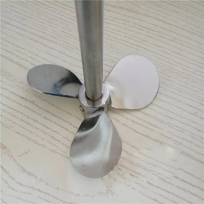 

1 шт. лабораторная трехлопастная мешалка из нержавеющей стали 304 (с лопастями или стержнем) для химических реакций, аксессуары для химии