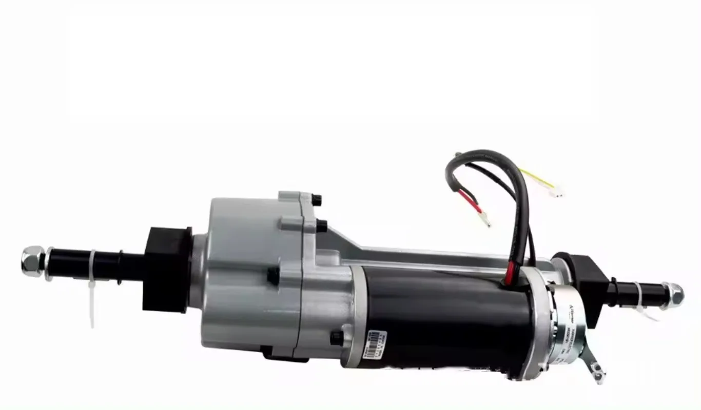 Electric Scooter Motor Electromagnetic Brake Motor 500w Drive Rear Axle For Kart Tricycle