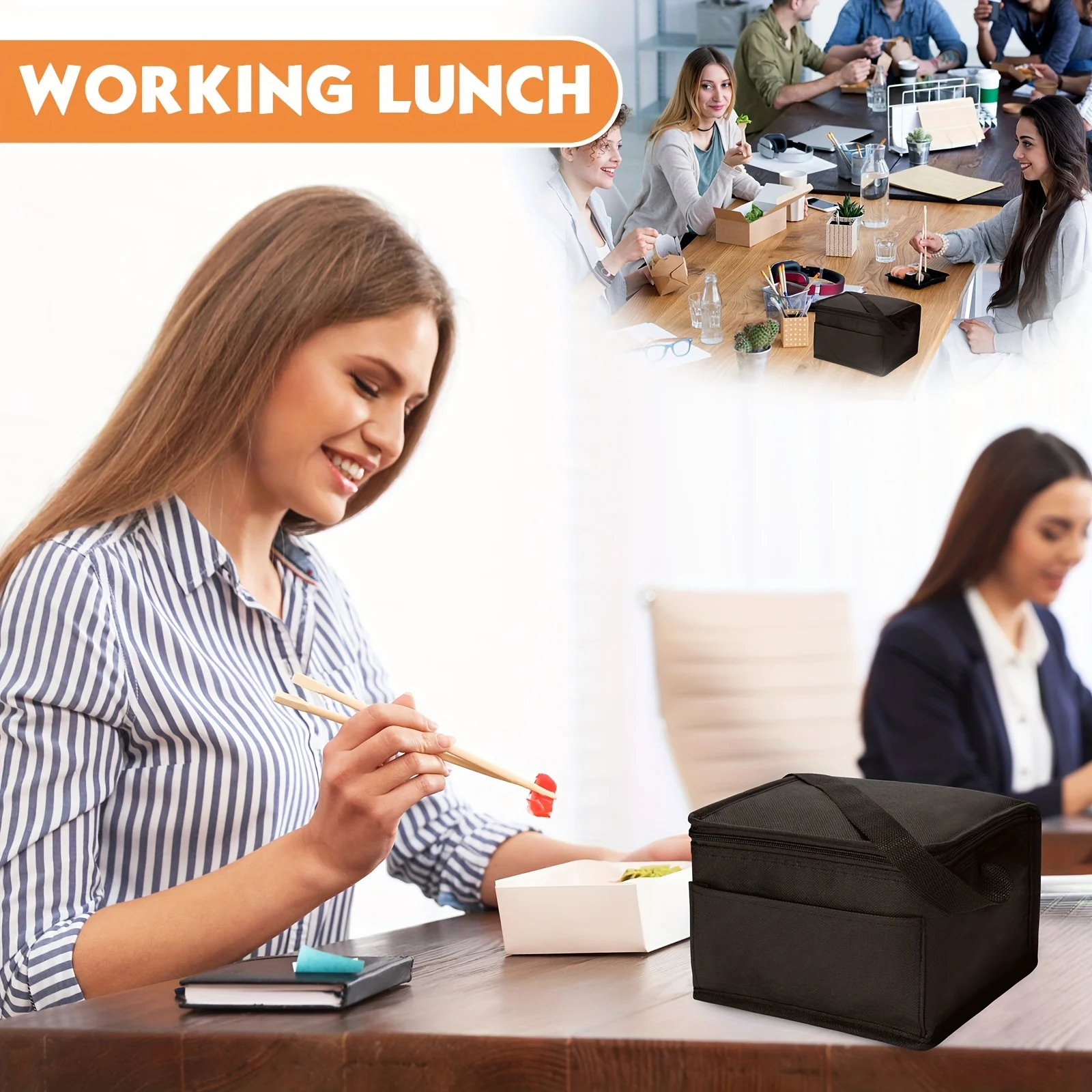 

15 Pack Bulk Insulated Lunch Bags & Cooler Set - Leakproof Waterproof Thermal Meal Boxes with PVC, Non- Cooler Bags for School, Work, Picnic, Beach - Reusable Lunch Carrier for Women & Men (Brown), Non-Food Contact