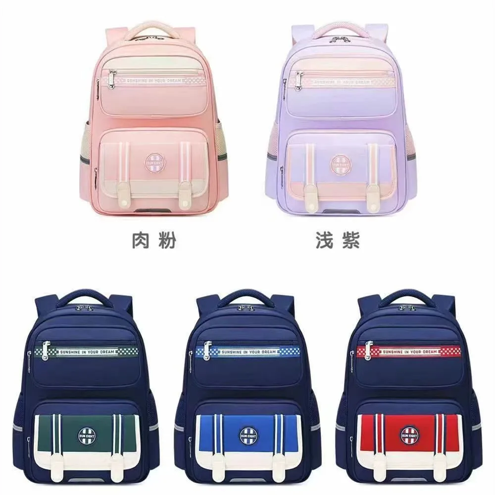 2025 New Boys Girls Student Backpack Grade 1-3 School Bag Large Capacity Orthopedic Backpack Water Proof Light Mochilas