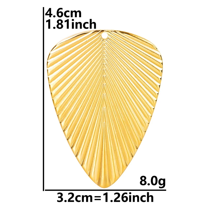 Criativo Folha Colares Para Mulheres, Pingentes De Plantas Corrente, Colar De Aço Inoxidável, Casamento Jóias De Metal, Sem Desvanecida Presente, Moda, 1Pc