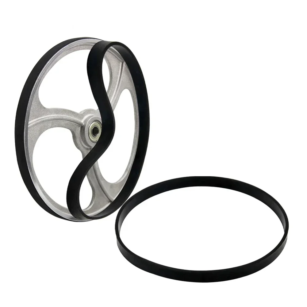 Bandas de Serra de Fita Pneu de Borracha para 10 12 14 Polegada Serra de Fita Rolagem Rodas Carpintaria Ferramenta Peças de Reposição Anel de Borracha Anti-ruído 1pc