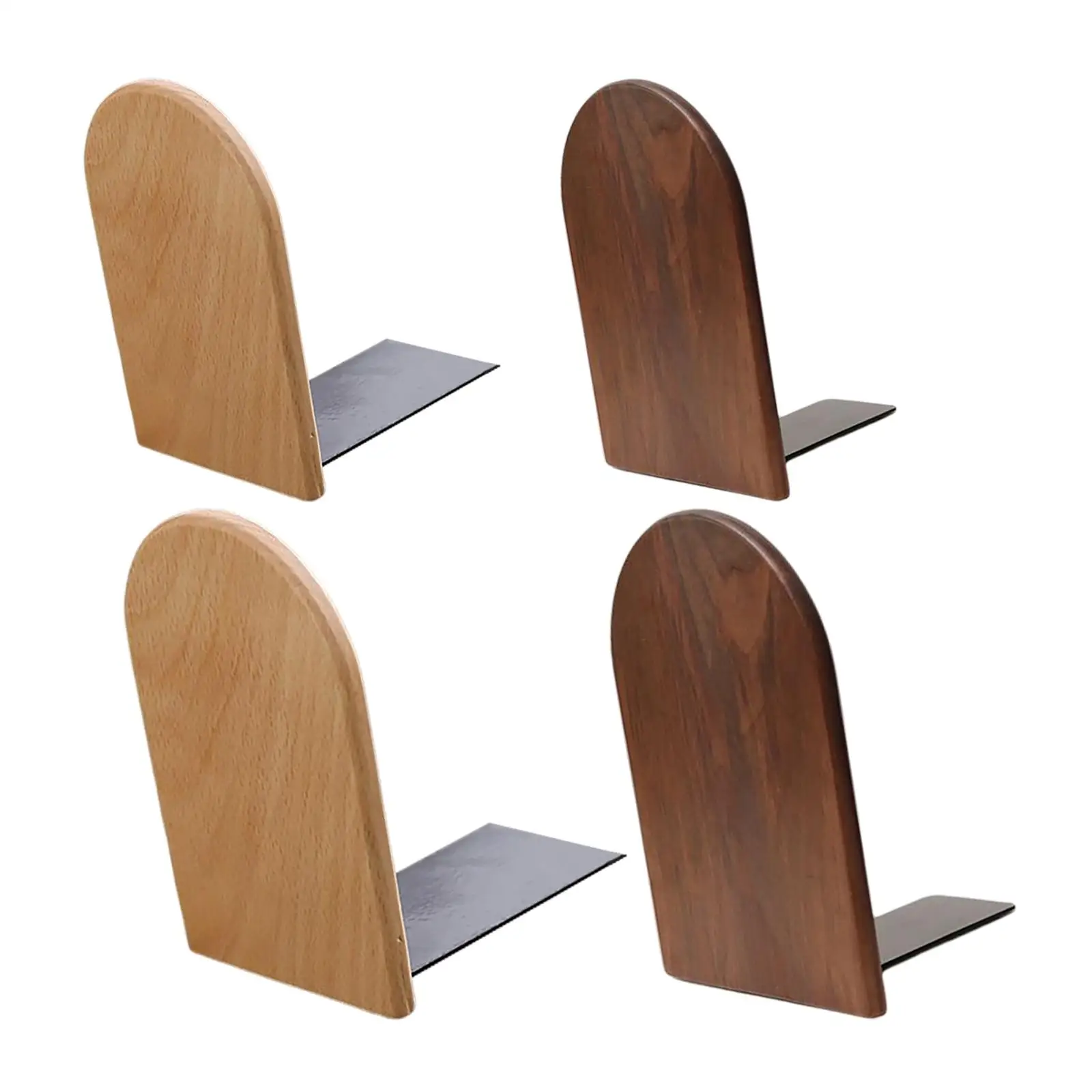 Imagem -03 - Bookends para Prateleiras Book Ends Book Stopper Desktop Organizer Heavy Duty Biblioteca