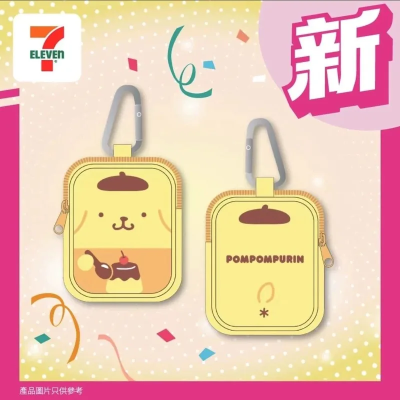 Sanrio Hello Kitty Anime Kawaii Ins Borsa per carte di monete alla moda Simpatico Kuromi Borsa per cuffie Portachiavi Ciondolo appeso Regali