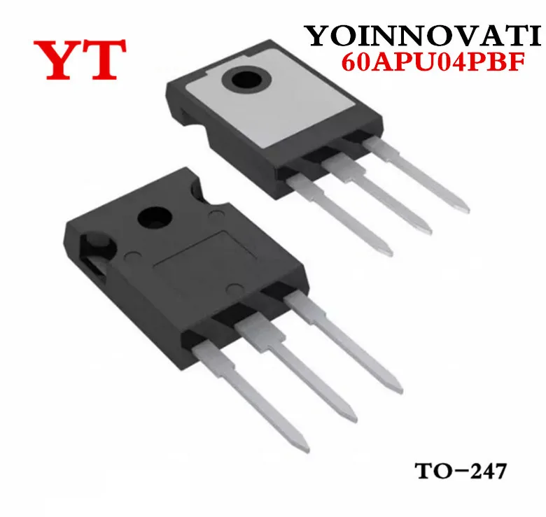 10 Pcs/LOTs/lot 60APU04PBF 60APU04 DIODE ULT FAST 400V 60A TO247AC best quality