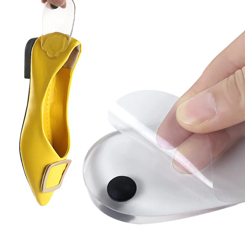 2pcs Invisible Heel Lift Inserts 40-45 Practical Insoles For O/X Leg Correction Shoe Pads Half Heel Support Foot Care Tool