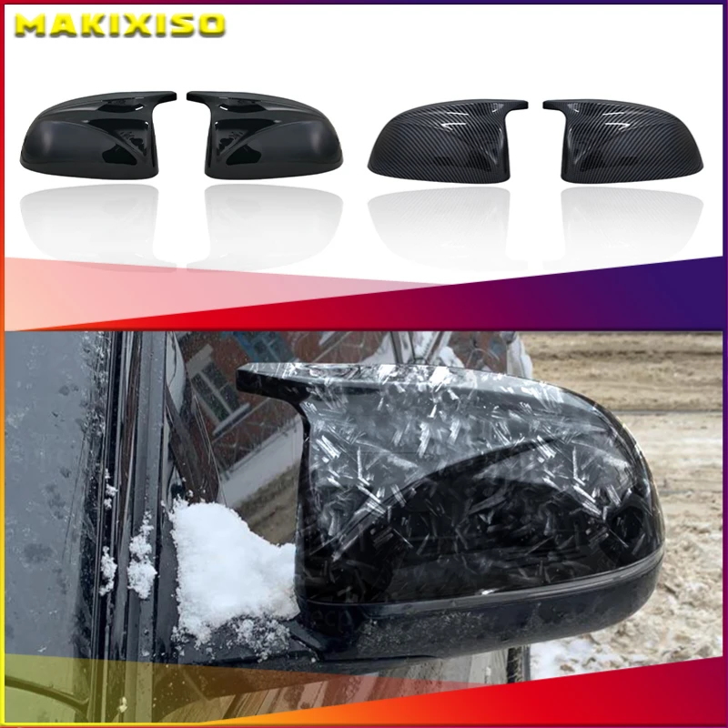 Für bmw x3 g01 x4 g02 x5 g05 x6 g06 x7 g07 2018 2019 2020 m stil schwarz rückspiegel abdeckung x3m look