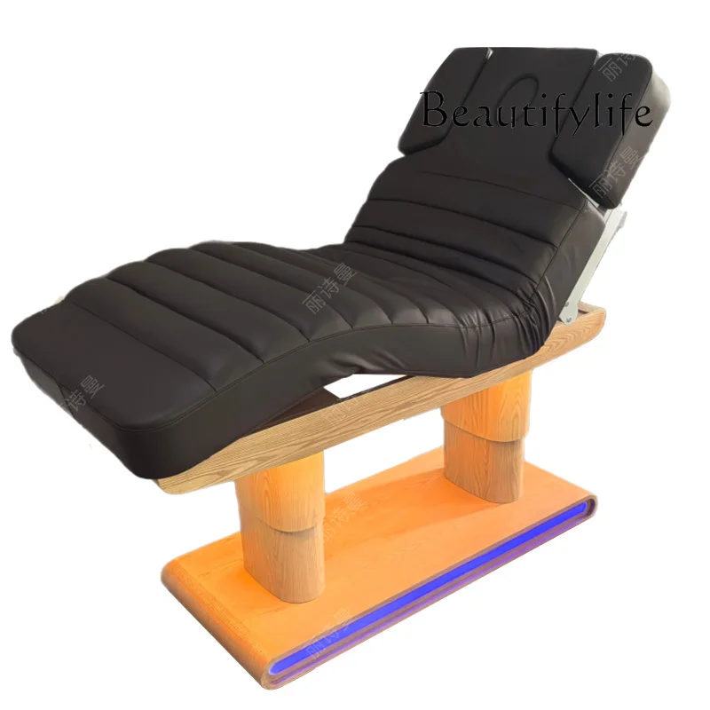 Electric massage physiotherapy massage bed, beauty tattoo chair, ear-picking body massage bed, beauty salon bed