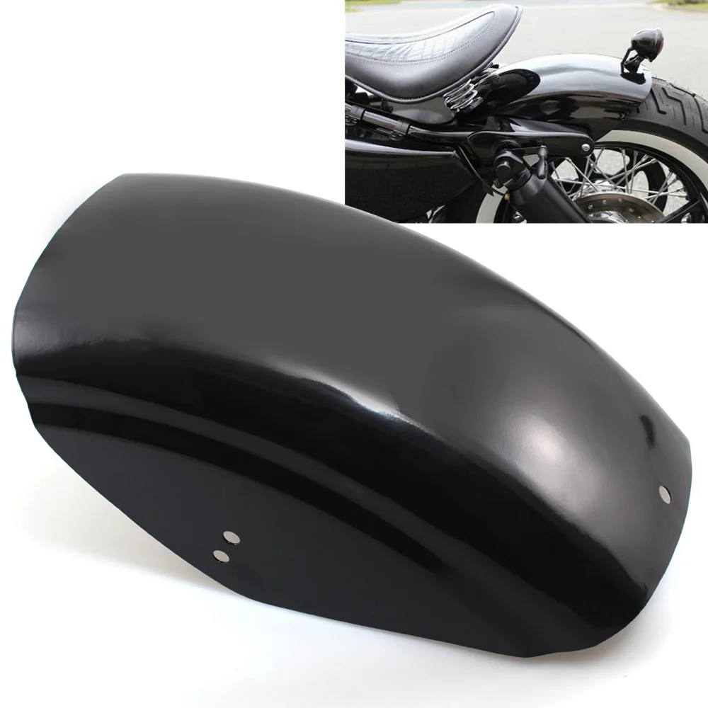 

Motorcycle Metal Short Flat Mudguard Rear Fender For Harley Sportster XL 883 1200 48 72 Iron Bobber Custom Cafe Racer Chopper