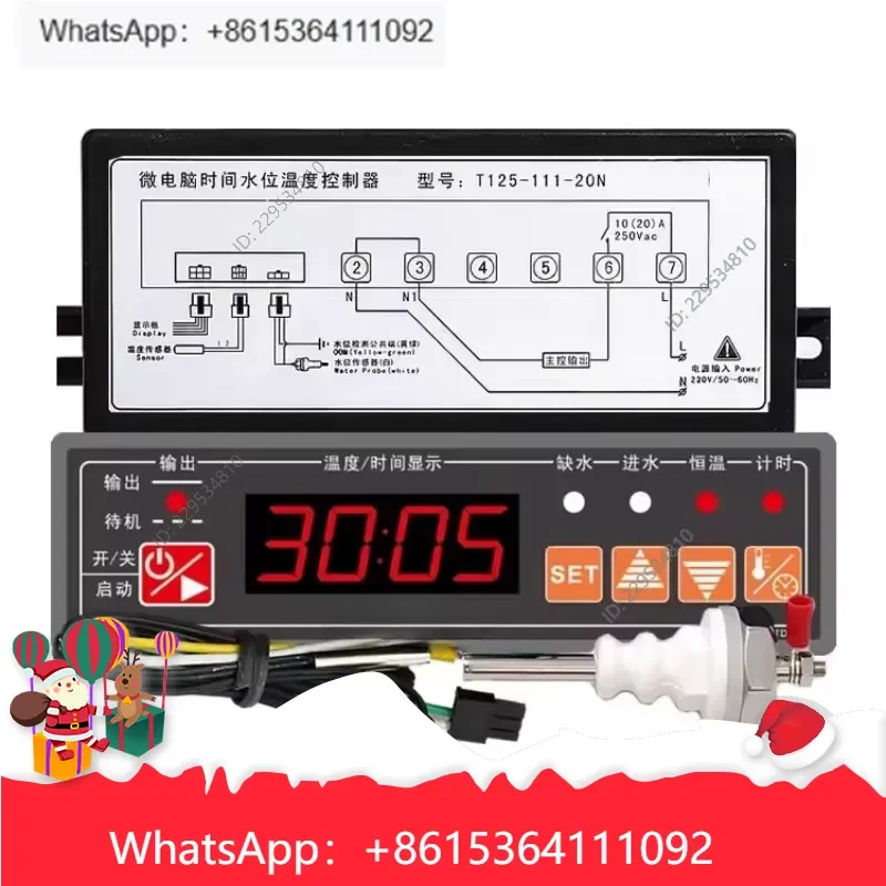 Widely Applied， for T125-112-30N Microcomputer Time Water Level Temperature Thermostat 112-30L Cost effective，1pc