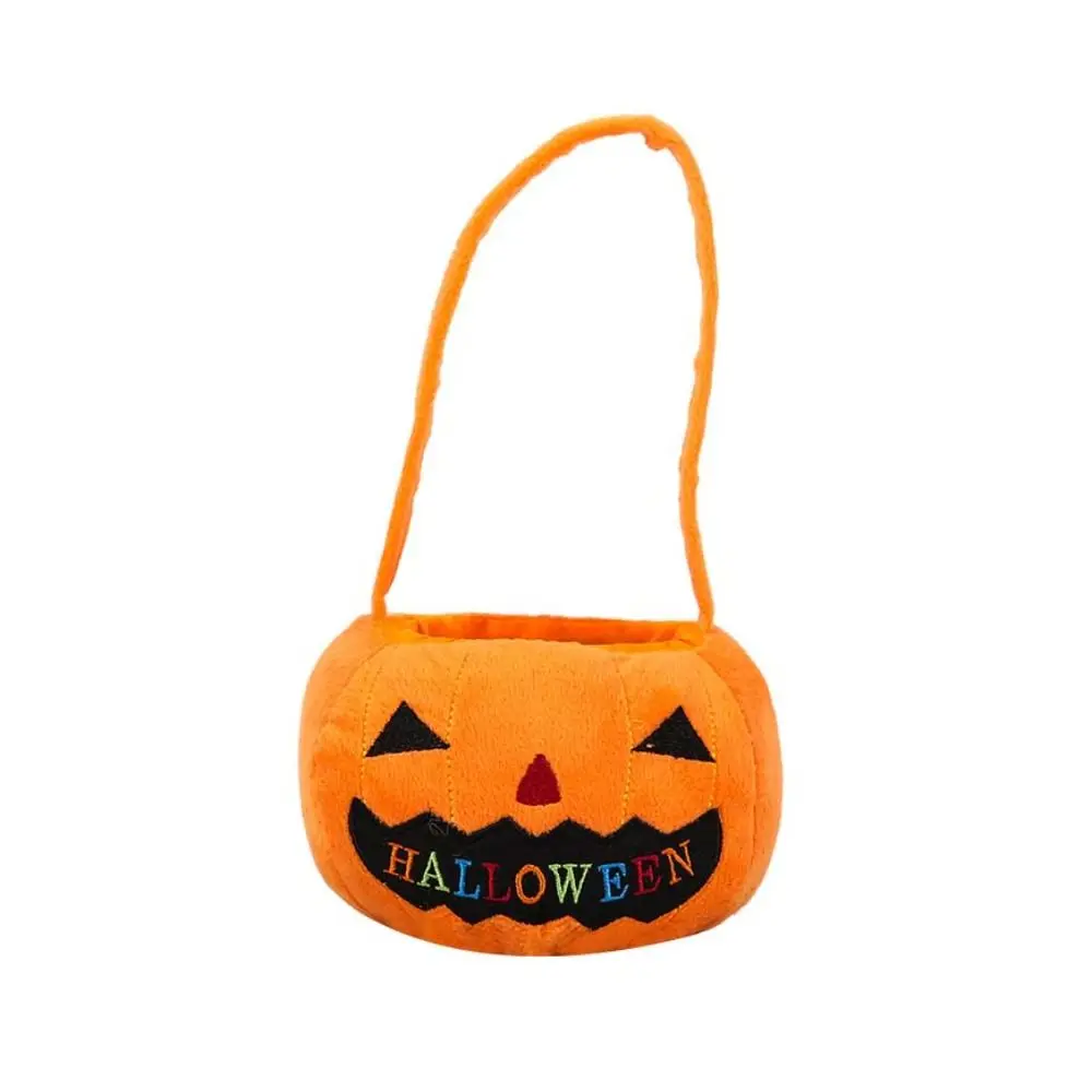 

Cute Cloth Halloween Candy Bag Trick or Treat Pumpkin Candy Bucket Gifts Pouch Handbag Stuffed Cotton Tote Bags